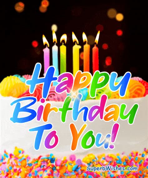 free gif birthday wishes|50 Free GIFs of Happy